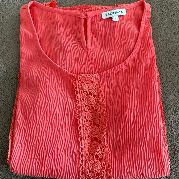Tanks top - sleeveless with embroidery lace esotérica- small - Picture 3 of 5